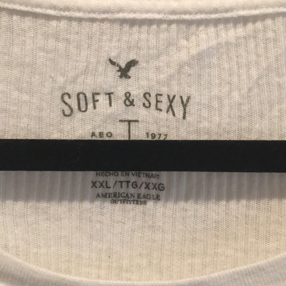 American Eagle Ribbed Tee - Picture 2 of 3